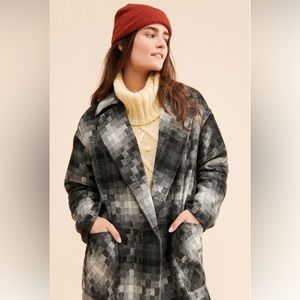 Anthropology wool coat